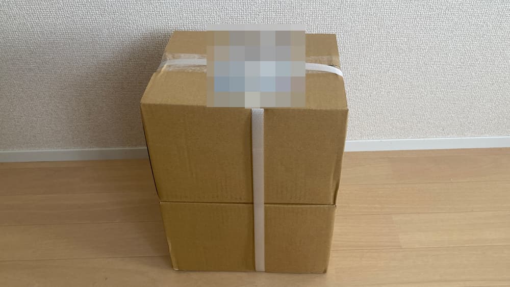 松屋の牛めし：段ボール２個到着